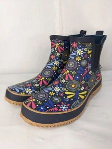 Western Chief Women Chelsea Rain boot, Blue Size 10 - Picture 1 of 1
