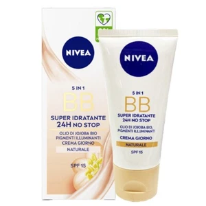 Nivea BB Cream 5in1 super idratante crema giorno 24H NoStop Spf 15 Naturale 50ml - Picture 1 of 1