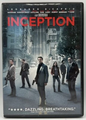 Inception DVD Widescreen Leonardo DiCaprio Tom Hardy  Great Condition 2010 - Image 1 of 3