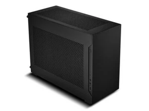 LIAN LI A4-H2O Black SPCC / Aluminum Mini-ITX Computer Case, PCI4.0 Riser Card - Picture 1 of 5