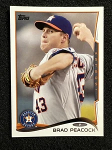 Brad Peacock #313 2014 Topps Béisbol Cantidad Astros de Houston - Imagen 1 de 2