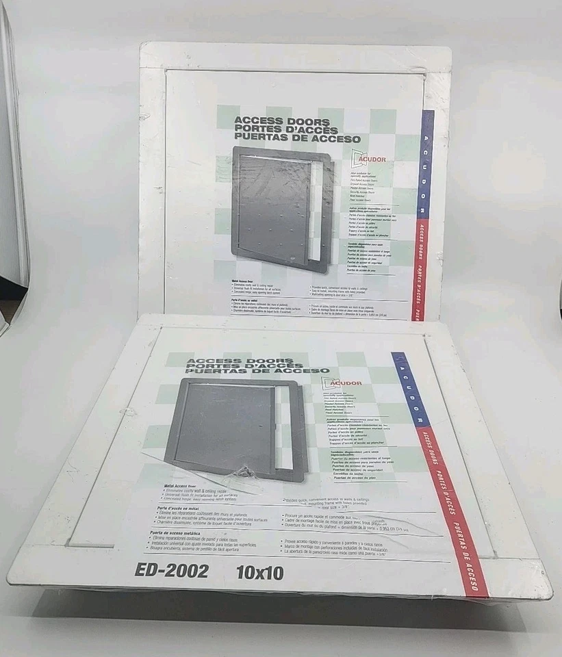 ACUDOR Ed1010scpc Ed-2002 Metal Access Door 10x10 Galvanized Steel 12 Height