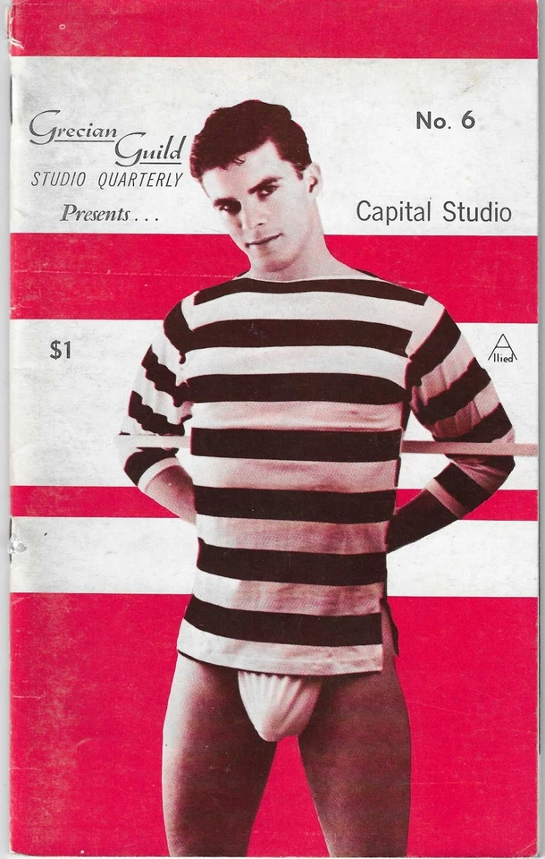 GRECIAN GUILD STUDIO QUARTERLY NO. 6 SUMMER 1963 MALE PHYSIQUE GAY INTEREST - Image 1 of 1