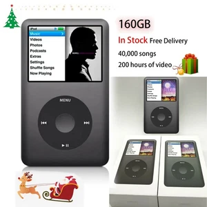 🍎New Apple iPod Classic 7th Generation 160GB Black MP3 Player Sealed - Warranty - Picture 1 of 11