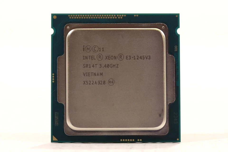 Procesador Intel Xeon E3-1245 v3 3,40 GHz cuatro núcleos 8 MB LGA 1150 P/N: probado SR14T Foto 1 de 2