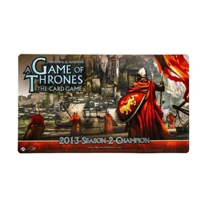 Alfombra de Juego FFG Juego de Tronos CCG - 2013 Temporada 2 Campeón (AGOT) EX - Imagen 1 de 1
