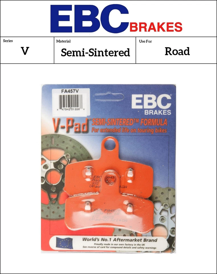 Harley Davidson Rocker C 1573 FXCWC Softail 2008-2009 [Pastillas de freno delanteras EBC V] Foto 1 de 1