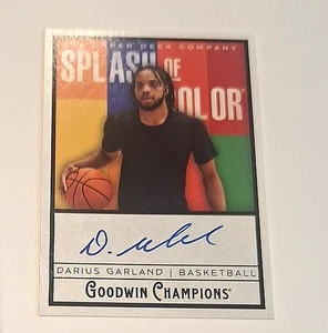 2025 Goodwin Champions Splash of Color Sigs #GA Darius Garland Auto On Card - Picture 1 of 2