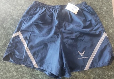US Air Force Athletic Shorts Adult XXL Blue PT Bootcamp Liner USAF - Image 1 of 3