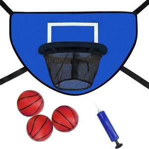 Trampolin-Basketballkorb-Set mit Pumpe und Miniball, Trampolin-Basketball-A7012 - Bild 1 von 7