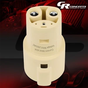Conector adaptador de carga blanco para Tesla Model S 3 X Y SAE J1772 2012-2023 - Imagen 1 de 6