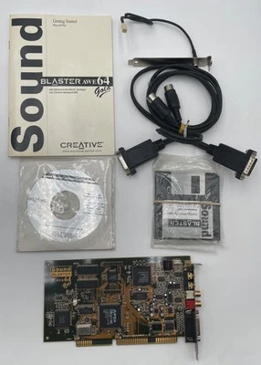 Vintage Creative Sound Blaster AWE64 Gold  ISA Audio Card CT4390 - Image 1 of 3