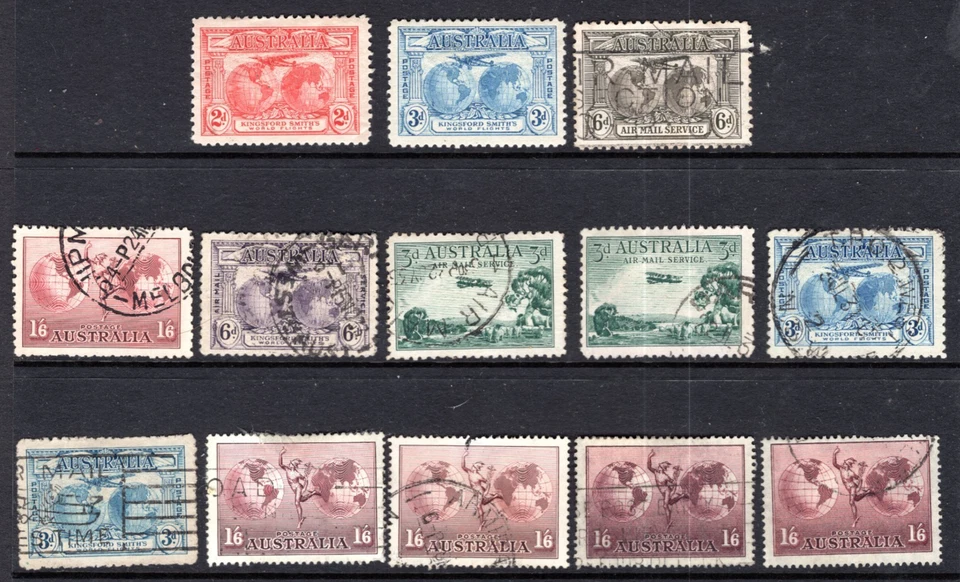 1920's 1930's Kingsford Smith & Various AIR MAIL AUSTRALIA Lot - Image 1 of 1