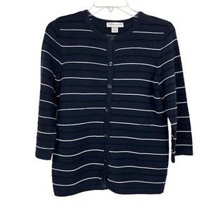 Maglione cardigan donna CHRISTOPHER & BANKS taglia small multicolore maglia bottoni - Foto 1 di 8