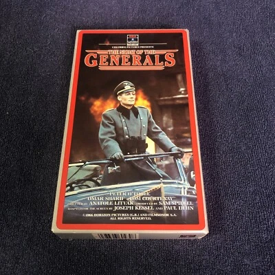 THE NIGHT OF THE GENERALS WORD WAR II THRILLER (VHS) PETER O'TOOLE  VCR Tape - Image 1 of 4