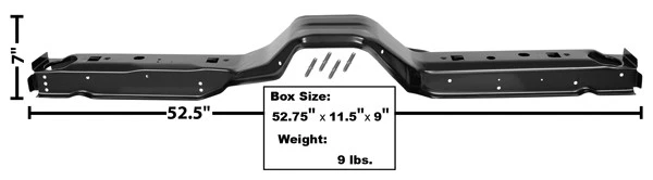 1983 - 93 福特野马前地板十字支撑新品 — 第 1/1 张图片