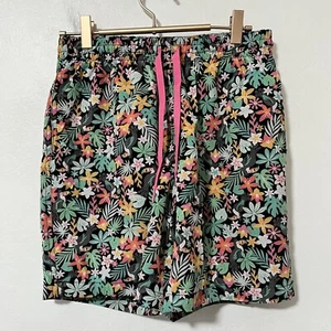 Bañador Chubbies The Bloomerangs 7" Talla S Negro Floral Playa Vacaciones Nuevo sin Etiquetas - Imagen 1 de 8