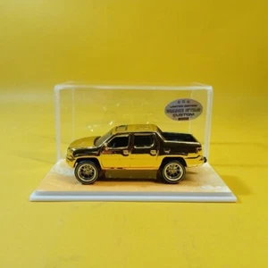 Matchbox HONDA RIDGELINE 2006 Gold CHROME (WANGSTAR CUSTOM) Limited REAL RIDERS - Picture 1 of 15