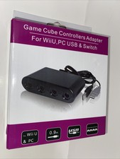 Game Cube Controllers Adapter For WiiU, PC USB & Switch , New In Box