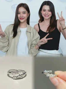 GAP The Series The Pink Theory FreenBecky Name Opening Ring Commemorative Gift - Picture 1 of 6