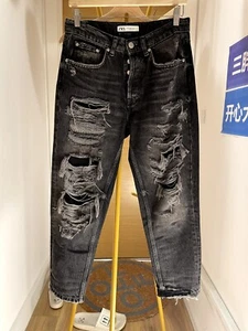 Zara mens slim fit jeans black size 30 - Picture 1 of 3