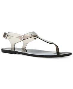MICHAEL KORS MK PLATTE IKONISCHES GELEE PVC LOGO TANGA SANDALEN 9 10 11 SCHUHHIMMEL - Bild 1 von 18