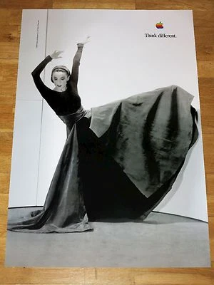 Apple Think Different Poster - Martha Graham / 24 x 36 by Steve Jobs 61 x 91 cm - Image 1 of 4