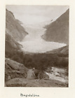 Norway, Brigsdalbrae Glacier  Vintage silver print.  Tirage argentique d'