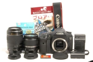 Canon EOS 7D 18.0 MP Digital SLR Camera w/18-55mm, 55-200mm Double Lens Kit - Afbeelding 1 van 15