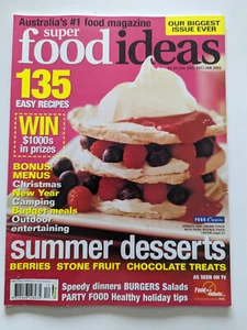 Super Food Ideas Magazine Issue 22 Dec/Jan 2002 Australia's No. 1 Food Magazine - Picture 1 of 4