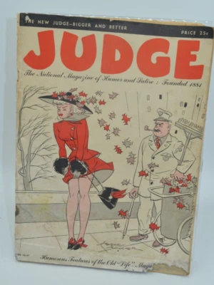 Judge Magazine October 1947 - Humor & Satire Publication - see photos - Image 1 of 4