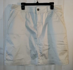 NEW WOMENS cj banks STONE BEIGE SKORT W/ POCKETS SIZE 16W - Picture 1 of 3