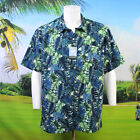 Van Heusen Mens Hawaiian Shirt Size XXL, 2XL, NWT! Wicking, Easy Care $50 Retail