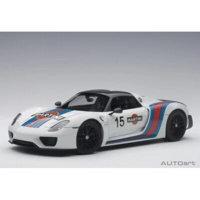 Porsche 918 Spyder 2010 Martini Livery 1:18 - Immagine 1 di 4