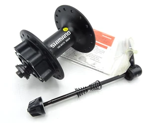 Shimano HB-M475BL MTB Hybrid Bike Front Hub 32H Disc Brake QR Black New 2050-N4 - Picture 1 of 4