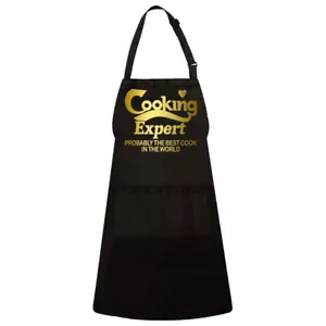 Cooking Expert Probably The Best Cook In The World Cooking Chef Adjustable Apron - Picture 1 of 2