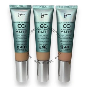It Cosmetics CC+ Cream Foundation Matte 1.08 oz -CHOOSE SHADE - Picture 1 of 47