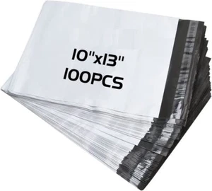 100 10"x13" Light Poly Mailer 2 Mil Shipping Mailing Packaging Envelope Bags - Picture 1 of 4
