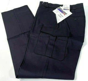 NEU MIT ETIKETT HERREN 48x36 BLAUER 8215 6-POCKET 100 % BAUMWOLLE HOSE DUNKELMARINE 48x36 UNGEGESÄUMT - Bild 1 von 2