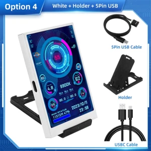 3.5" IPS Type C USB LCD Monitor for CPU GPU RAM Display - AIDA64 Compatible - Picture 1 of 16