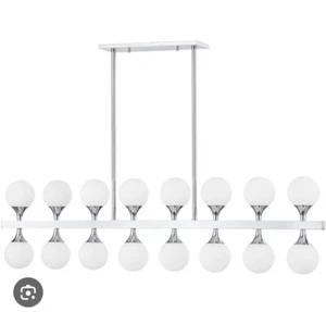Hudson Valley Lighting 3350-PC Astoria 16 Light LED Linear Chandelier Chrome NEW - Picture 1 of 4