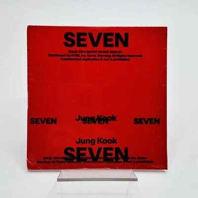 BTS Jung Kook Single - Seven - 2023 CD Latto New Factory Sealed Single Foto 1 de 2