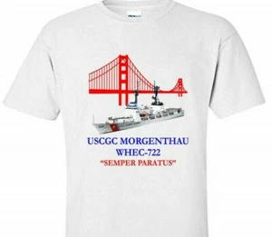 USCGC MORGENTHAU WHEC-722 * GOLDEN GATE *COAST GUARD VINYL PRINT SHIRT/SWEAT - Picture 1 of 1