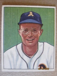 Tarjeta de béisbol Bowman 1950 #105 Filadelfia atletismo Bob Dillinger - Imagen 1 de 6