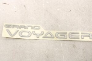 NEW OEM Mopar PLYMOUTH Liftgate Decal Badge 0QD21SCDAB Grand Voyager 1998-2000
