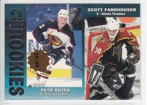 1999-00 PACIFIC OMEGA BUZEK FANKHOUSER RC PREMIERE DATE PARALLEL ROOKIES /68 #15