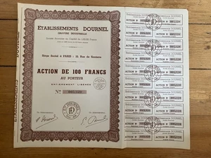 Ets DOURNEL - Gravure (I2) - Picture 1 of 1
