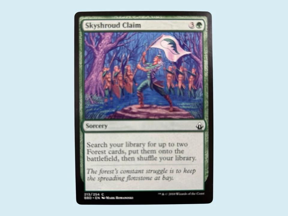 SKYSHROUD CLAIM, Battlebond, Near Mint, Magic The Gathering MTG - Image 1 of 1