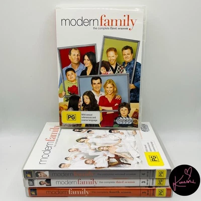 Modern Family Seasons 1-4 Region 4 DVD Complete Seasons 1 2 3 4 - image 1 of 4