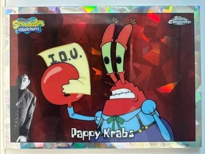 Pappy Krabs SPONGEBOB TOPPS CHROME NIGHT SHIFT MANAGER VARIANT SSP /25 - Picture 1 of 2